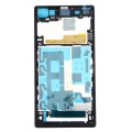 Front Housing LCD Frame Bezel Plate  for Sony Xperia Z1 / C6902 / L39h / C6903 / C6906 / C6943(Purpl