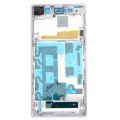 Front Housing LCD Frame Bezel Plate  for Sony Xperia Z1 / C6902 / L39h / C6903 / C6906 / C6943(White