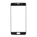 For Galaxy A7 (2016) / A710 Front Screen Outer Glass Lens (Black)