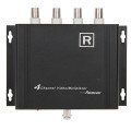 4 Channel Video Multiplexer Transmitter and Receiver(Black)