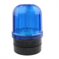 6-LED Flash Strobe Warning Light for Auto Car with Strong Magnetic Base (Blue + Black)