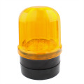 6-LED Flash Strobe Warning Light for Auto Car with Strong Magnetic Base (Yellow + Black)