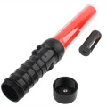 Safety Traffic 3-Mode Control Red LED Baton with Flashlight, Length: 29.5cm(Red)