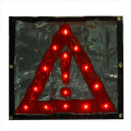 15LED Triangle Emergency Car Warning Safety Traffic Sign Red