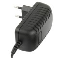 EU Plug AC 100-240V to DC 6V 2A Power Adapter, Tips: 5.5 x 2.1mm, Cable Length: 1.1m(Black)