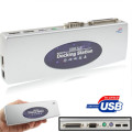 Hi-speed USB 2.0 Docking Station with 8 Ports (2xUSB 2.0 + PS2 Mouse + PS2 Keyboard + RS232 + DB25 +