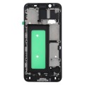 For Galaxy C8  Front Housing LCD Frame Bezel Plate(Black)