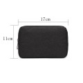 Multi-functional Headphone Charger Data Cable Storage Bag Power Pack, Size: S, 17 x 11.5 x 5.5cm (Bl