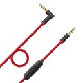 ZS0087 3.5mm Male to Male Earphone Cable with Mic & Wire-controlled, Cable Length: 1.4m(Red Black)