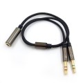 ZS0135 For SteelSeries Arctis 3 / 5 / 7 3.5mm Female to Dual 3.5mm Male Earphone Adapter Cable, Cabl