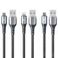 WK WDC-164a 6A Type-C / USB-C Smart Power Off Charging Data Cable, Length: 1m