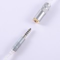 ZS0021 3.5mm Male to 2.5mm Female Balance Adapter Cable (Silver)