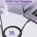 JOYROOM S-CC100A14 Multi-Color Series 100W USB-C / Type-C to USB-C / Type-C Fast Charging Data Cable