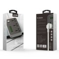 LDNIO SC3604 6 x USB Ports Multi-function Travel Home Office Socket, Cable Length: 2m, UK Plug