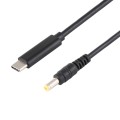 USB-C / Type-C to 5.5 x 2.5mm Laptop Power Charging Cable, Cable Length: about 1.5m(Black)