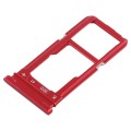 For OPPO R15 SIM Card Tray + SIM Card Tray / Micro SD Card Tray (Red)