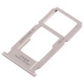 For OPPO R11 Plus SIM Card Tray + SIM Card Tray / Micro SD Card Tray (Silver)