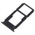 For OPPO R11s SIM Card Tray + SIM Card Tray / Micro SD Card Tray (Black)