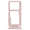 For OPPO R11s SIM Card Tray + SIM Card Tray / Micro SD Card Tray (Rose Gold)