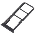 For Vivo Y83 2 x SIM Card Tray + Micro SD Card Tray (Black)