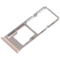 For Vivo Y53 2 x SIM Card Tray + Micro SD Card Tray (Gold)