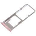 For Vivo Y53 2 x SIM Card Tray + Micro SD Card Tray (Rose Gold)
