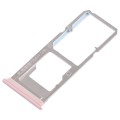 For Vivo Y79 2 x SIM Card Tray + Micro SD Card Tray (Rose Gold)