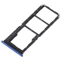 For Vivo Y97 2 x SIM Card Tray + Micro SD Card Tray (Blue)