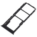 For Vivo Y93 2 x SIM Card Tray + Micro SD Card Tray (Black)