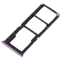 For OPPO A7x / F9 / F9 Pro / Realme 2 Pro 2 x SIM Card Tray + Micro SD Card Tray (Purple)