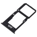 For Vivo X20 SIM Card Tray + SIM Card Tray / Micro SD Card Tray (Black)