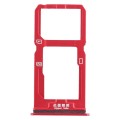 For Vivo X20 SIM Card Tray + SIM Card Tray / Micro SD Card Tray (Red)