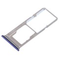 For Vivo Z1 2 x SIM Card Tray + Micro SD Card Tray (Blue)