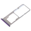 For Vivo Z1 2 x SIM Card Tray + Micro SD Card Tray (Purple)