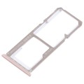For OPPO A1 2 x SIM Card Tray + Micro SD Card Tray (Rose Gold)