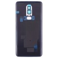 For OnePlus 6 Frosted Battery Back Cover with Camera Lens (Black)
