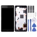 OEM LCD Screen for Sony Xperia Z3 Mini Compact Digitizer Full Assembly with Frame(Black)