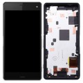 OEM LCD Screen for Sony Xperia Z3 Mini Compact Digitizer Full Assembly with Frame(Black)