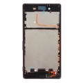 OEM LCD Screen for Sony Xperia Z4 Digitizer Full Assembly with Frame(Black)