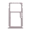For Huawei Mate S Nano SIM Card Tray + Nano SIM / Micro SD Card Tray (Grey)