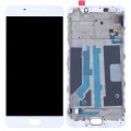 For OPPO R9 LCD Screen (TFT)+ Touch Panel with Frame(White)