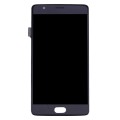 For OnePlus 3 / A3003 Digitizer Full Assembly with Frame OEM LCD Screen(Black)
