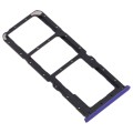For OPPO Realme X2 SIM Card Tray + SIM Card Tray + Micro SD Card Tray (Purple)