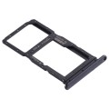 SIM Card Tray + SIM Card Tray / Micro SD Card Tray for Huawei Enjoy 10 Plus (Black)