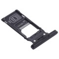 SIM Card Tray + SIM Card Tray + Micro SD Card Tray for Sony Xperia XZ2(Black)