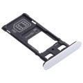 SIM Card Tray + SIM Card Tray + Micro SD Card Tray for Sony Xperia XZ2 Compact(Silver)