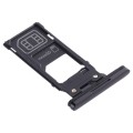 SIM Card Tray + Micro SD Card Tray for Sony Xperia XZ3(Black)
