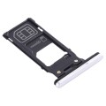 SIM Card Tray + Micro SD Card Tray for Sony Xperia XZ3(White)