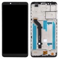 TFT LCD Screen for Nokia 3.1 Plus TA-1118 Digitizer Full Assembly with Frame (Black)
