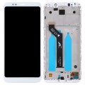 TFT LCD Screen for Xiaomi Redmi 5 Plus Digitizer Full Assembly with Frame(White)